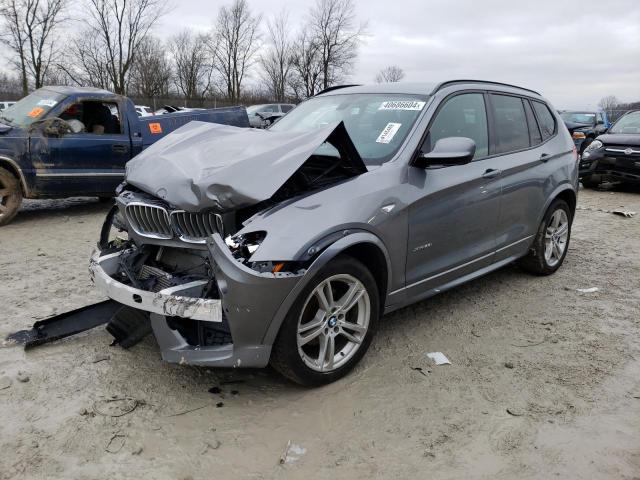 5UXWX9C52E0D36467 - 2014 BMW X3 XDRIVE28I GRAY photo 1