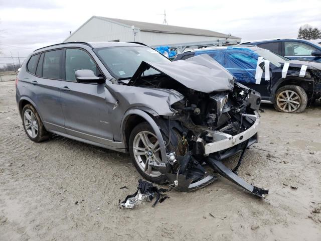 5UXWX9C52E0D36467 - 2014 BMW X3 XDRIVE28I GRAY photo 4