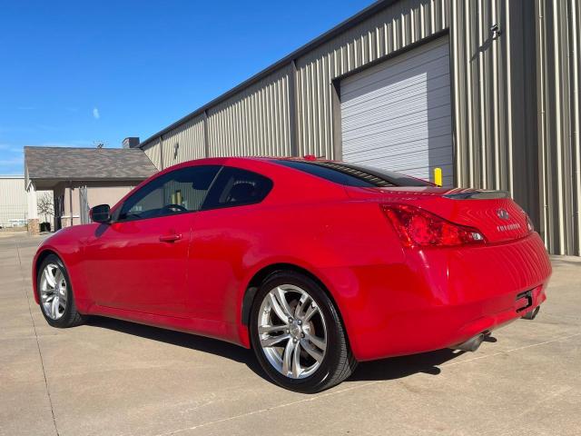 JNKCV64EX9M603629 - 2009 INFINITI G37 BASE RED photo 3