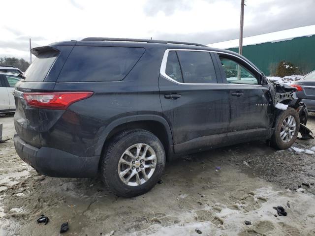 1GNEVHKW0KJ154963 - 2019 CHEVROLET TRAVERSE LT BLACK photo 3