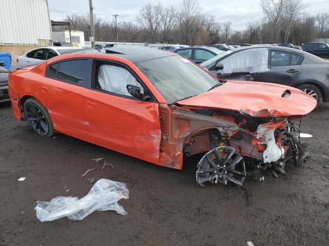 2C3CDXCT6MH656225 - 2021 DODGE CHARGER R/T ORANGE photo 4