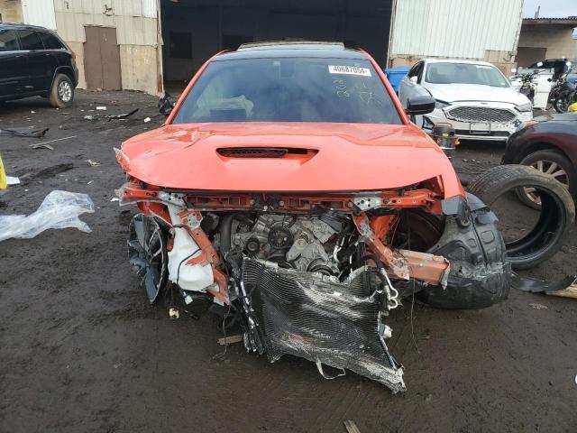 2C3CDXCT6MH656225 - 2021 DODGE CHARGER R/T ORANGE photo 5