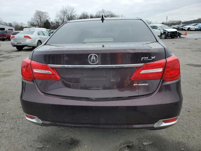 JH4KC1F52EC003835 - 2014 ACURA RLX TECH BURGUNDY photo 6