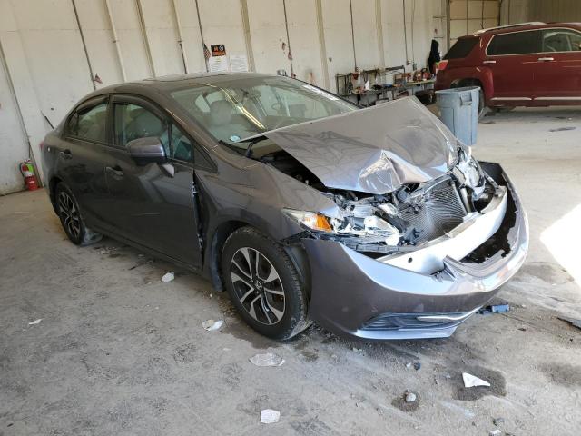 19XFB2F89FE053759 - 2015 HONDA CIVIC EX GRAY photo 4