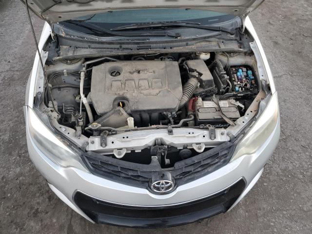 2T1BURHE9EC110673 - 2014 TOYOTA COROLLA L SILVER photo 11