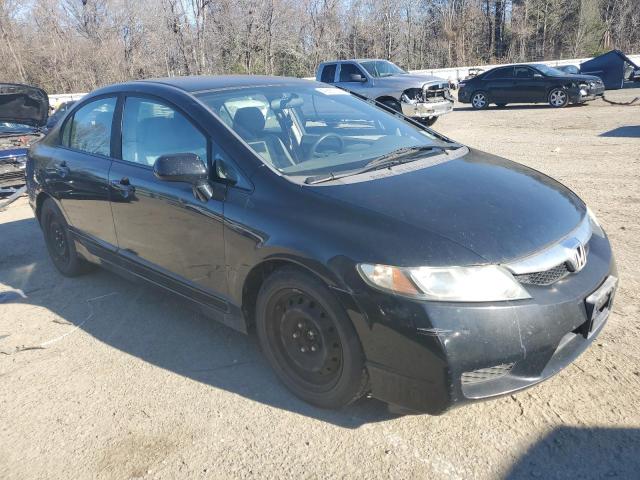 19XFA1F51BE047175 - 2011 HONDA CIVIC LX BLACK photo 4