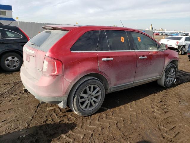 2FMDK4KC4BBA42856 - 2011 FORD EDGE LIMITED RED photo 3