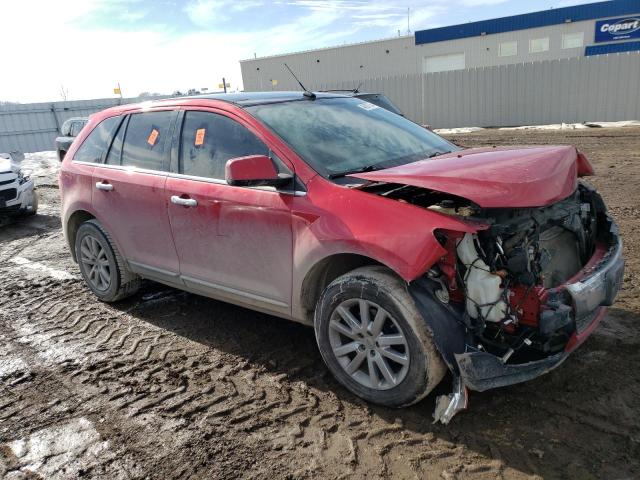 2FMDK4KC4BBA42856 - 2011 FORD EDGE LIMITED RED photo 4