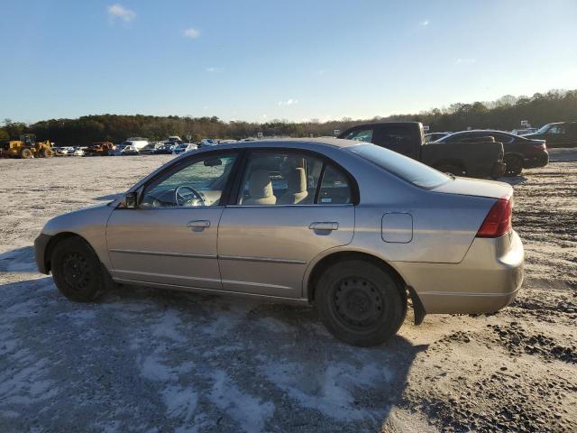 1HGES26892L036510 - 2002 HONDA CIVIC EX SILVER photo 2