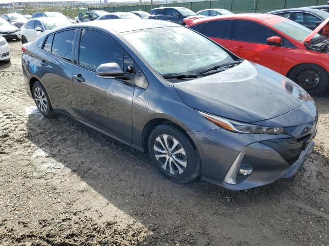 JTDKAMFP6M3181613 - 2021 TOYOTA PRIUS PRIM LE GRAY photo 4