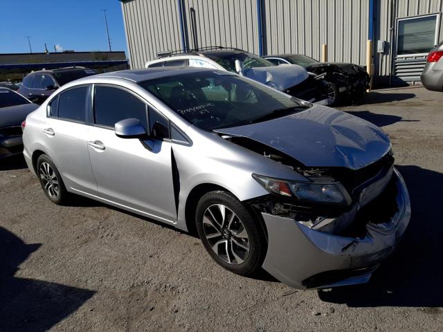 19XFB2F94DE039242 - 2013 HONDA CIVIC EXL SILVER photo 4