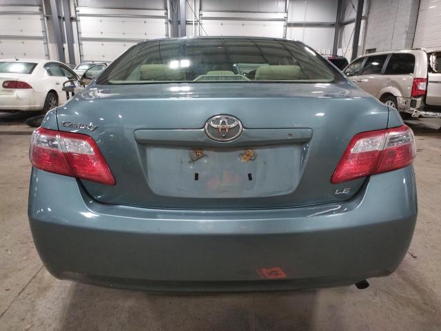 4T4BE46K89R100574 - 2009 TOYOTA CAMRY BASE TEAL photo 6