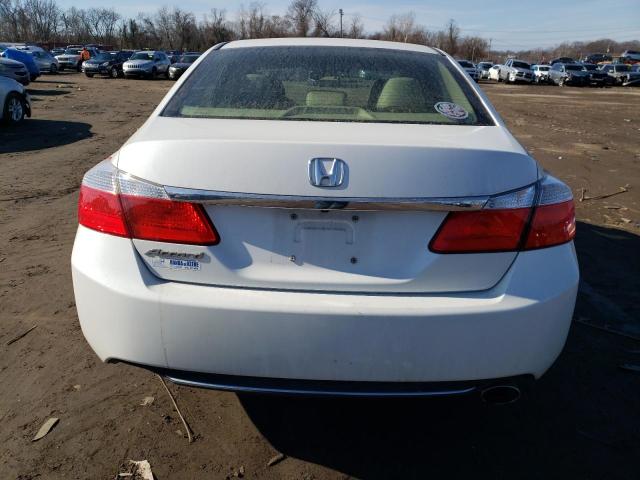 1HGCR2F38EA291477 - 2014 HONDA ACCORD LX WHITE photo 6