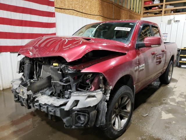 1C6RR7HT6DS725785 - 2013 RAM 1500 SPORT RED photo 1