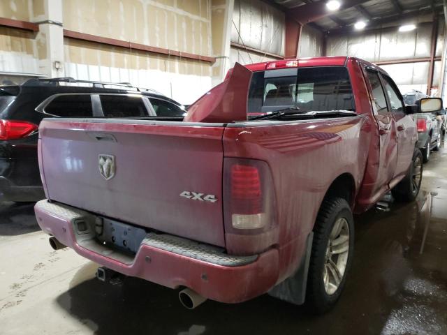 1C6RR7HT6DS725785 - 2013 RAM 1500 SPORT RED photo 3