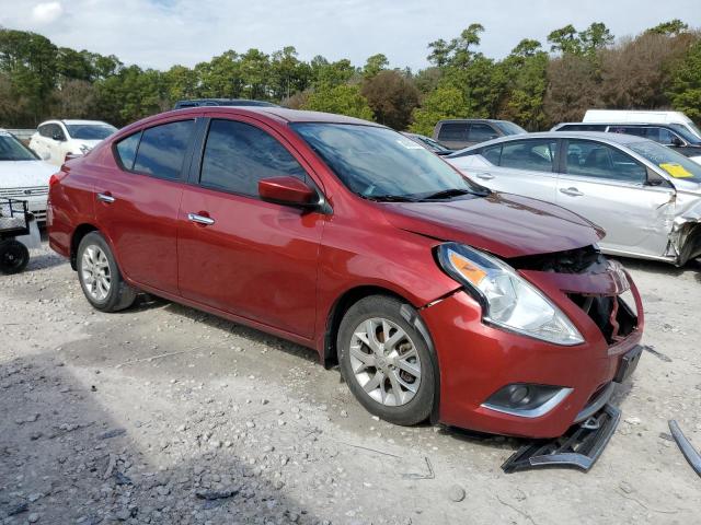 3N1CN7AP8JL802922 - 2018 NISSAN VERSA S RED photo 4