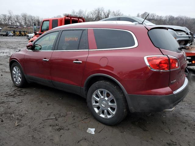 5GAKVCED3BJ331144 - 2011 BUICK ENCLAVE CXL BURGUNDY photo 2