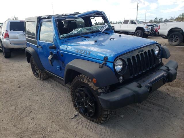 1C4AJWAG2FL530302 - 2015 JEEP WRANGLER SPORT BLUE photo 4