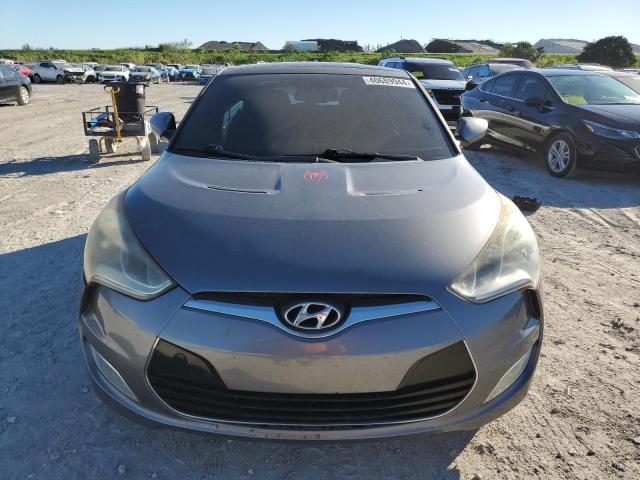 KMHTC6ADXCU052916 - 2012 HYUNDAI VELOSTER GRAY photo 5