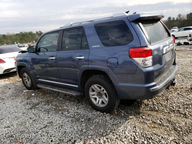 JTEBU5JR4B5047766 - 2011 TOYOTA 4RUNNER SR5 BLUE photo 2