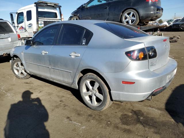 JM1BK123151347788 - 2005 MAZDA 3 S SILVER photo 2