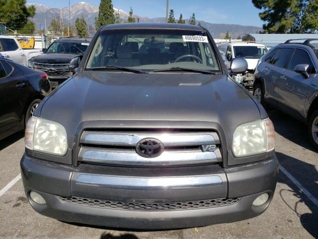5TBDT441X5S487370 - 2005 TOYOTA TUNDRA DOUBLE CAB SR5 GRAY photo 5