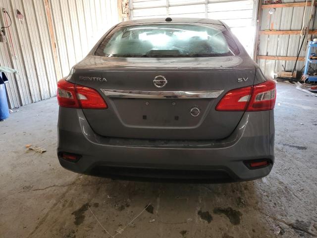 3N1AB7AP3KY263453 - 2019 NISSAN SENTRA S GRAY photo 6