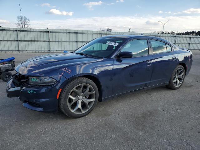 2C3CDXHG9GH150713 - 2016 DODGE CHARGER SXT BLUE photo 1