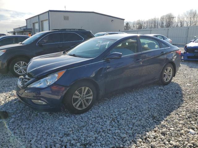 5NPEB4ACXDH620590 - 2013 HYUNDAI SONATA GLS BLUE photo 1