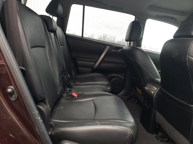 5TDBK3EH5DS227870 - 2013 TOYOTA HIGHLANDER BASE Марун фото 10