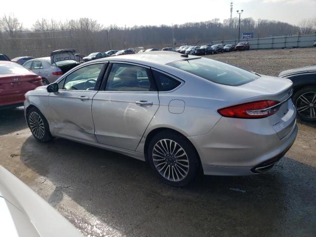 3FA6P0H91HR112011 - 2017 FORD FUSION SE SILVER photo 2