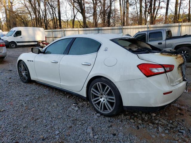 ZAM57XSA8E1088728 - 2014 MASERATI GHIBLI WHITE photo 2