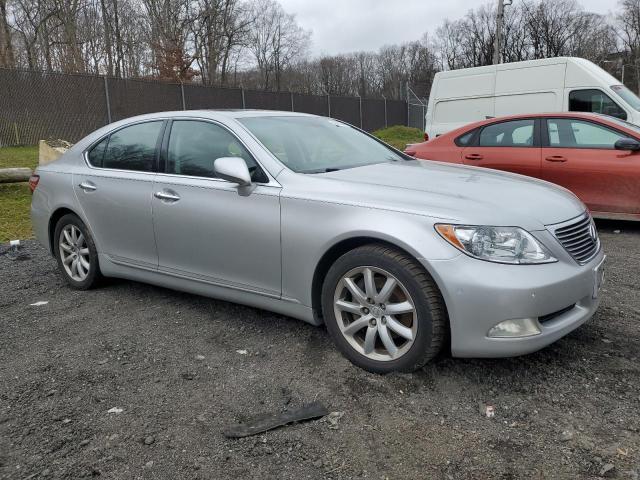 JTHBL46F475039009 - 2007 LEXUS LS 460 SILVER photo 4