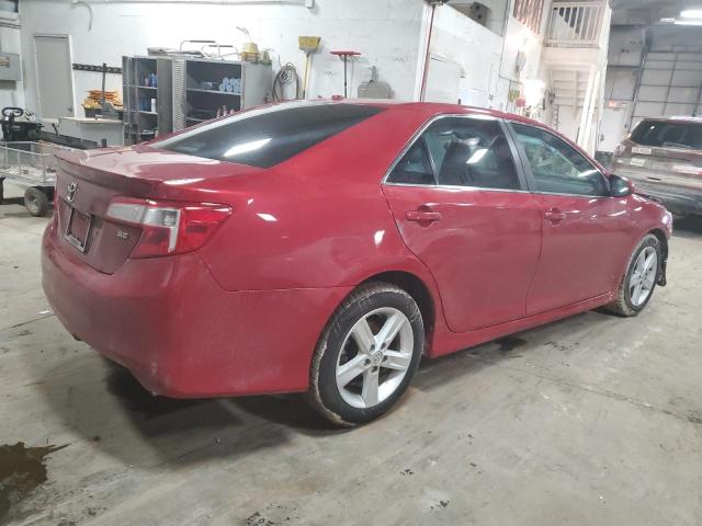 4T1BF1FK7DU700033 - 2013 TOYOTA CAMRY L RED photo 3