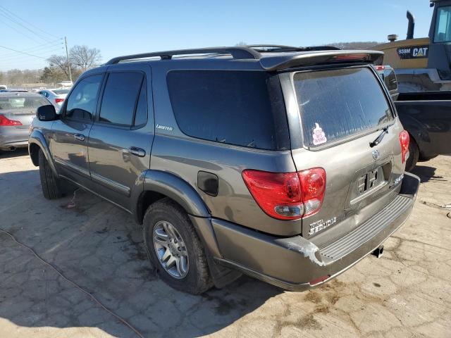 5TDBT48A67S281698 - 2007 TOYOTA SEQUOIA LIMITED GRAY photo 2