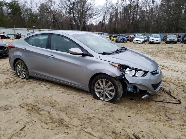 5NPDH4AE3FH558934 - 2015 HYUNDAI ELANTRA SE SILVER photo 4