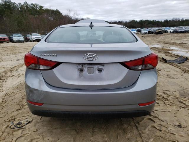 5NPDH4AE3FH558934 - 2015 HYUNDAI ELANTRA SE SILVER photo 6