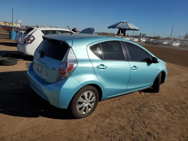 JTDKDTB32E1083910 - 2014 TOYOTA PRIUS C TURQUOISE photo 3