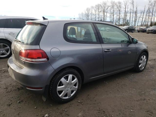 WVWBM7AJ5CW243009 - 2012 VOLKSWAGEN GOLF GRAY photo 3