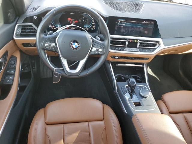 3MW5P7J07M8B77243 - 2021 BMW 330E WHITE photo 8