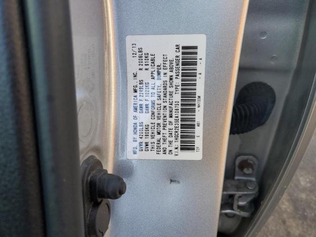 1HGCR2E35EA108750 - 2014 HONDA ACCORD LX SILVER photo 13