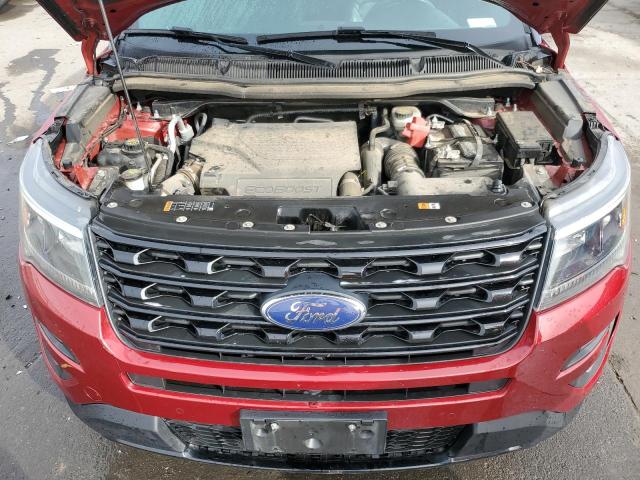 1FM5K8GT8GGC22328 - 2016 FORD EXPLORER SPORT BURGUNDY photo 12