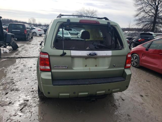 1FMCU59H38KB09684 - 2008 FORD ESCAPE HEV GREEN photo 6