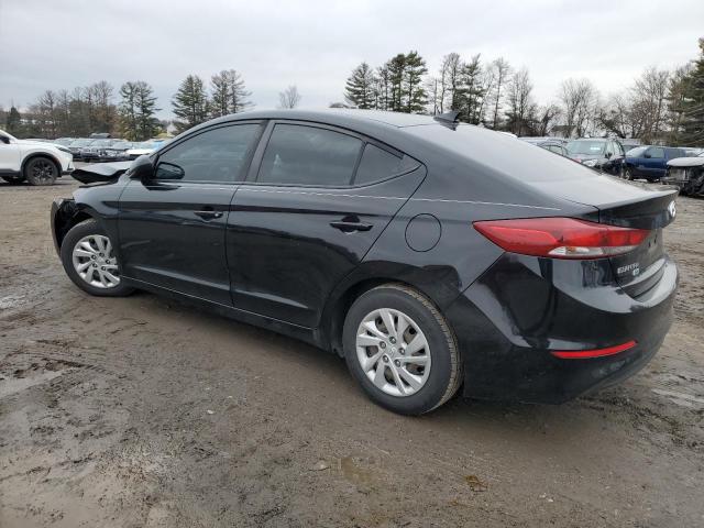 KMHD74LF9HU433014 - 2017 HYUNDAI ELANTRA SE BLACK photo 2