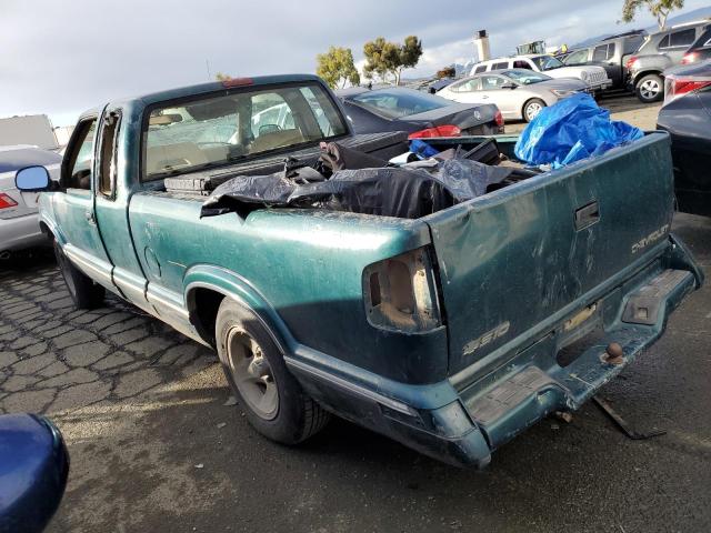 1GCCS19W1T8108086 - 1996 CHEVROLET S TRUCK S10 GREEN photo 2