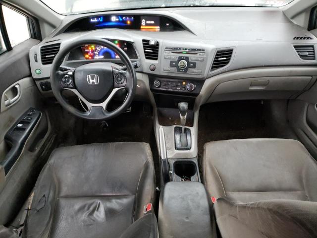 2HGFB2F54CH332673 - 2012 HONDA CIVIC LX GRAY photo 8