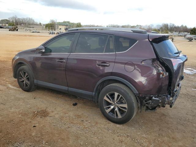 2T3WFREV0JW453033 - 2018 TOYOTA RAV4 ADVENTURE PURPLE photo 2