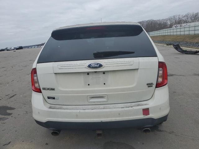 2FMDK4JC7CBA25150 - 2012 FORD EDGE SEL WHITE photo 6