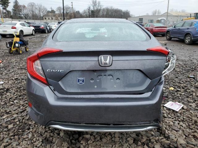 2HGFC2F62LH545319 - 2020 HONDA CIVIC LX GRAY photo 6