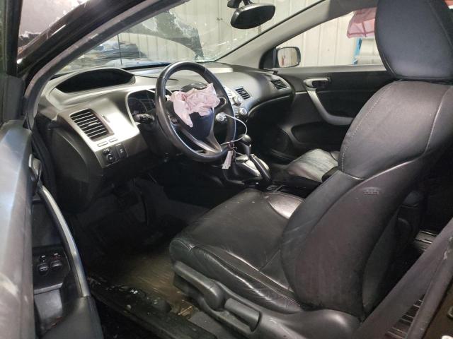 2HGFG1B98AH502504 - 2010 HONDA CIVIC EXL შავი ფოტო 8
